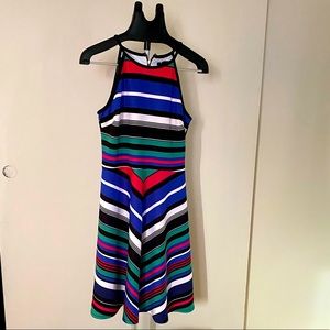 XOXO Juniors Fit and Flare Halter Dress